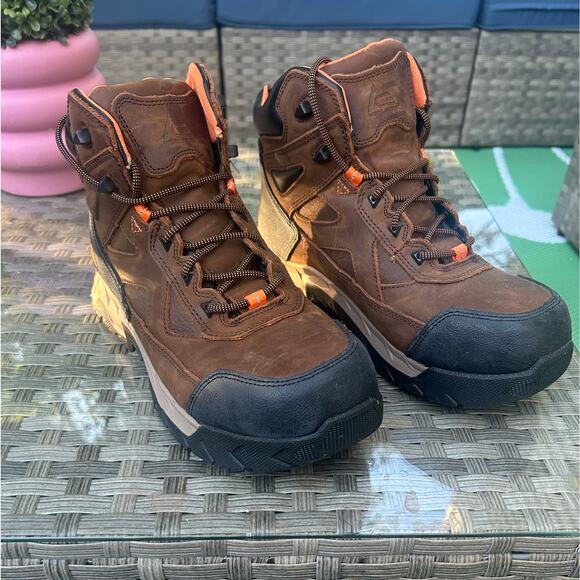 ACE Work Boots Composite Toe, EH, Slip-Resistant Mens Size 10 - Picture 4 of 6